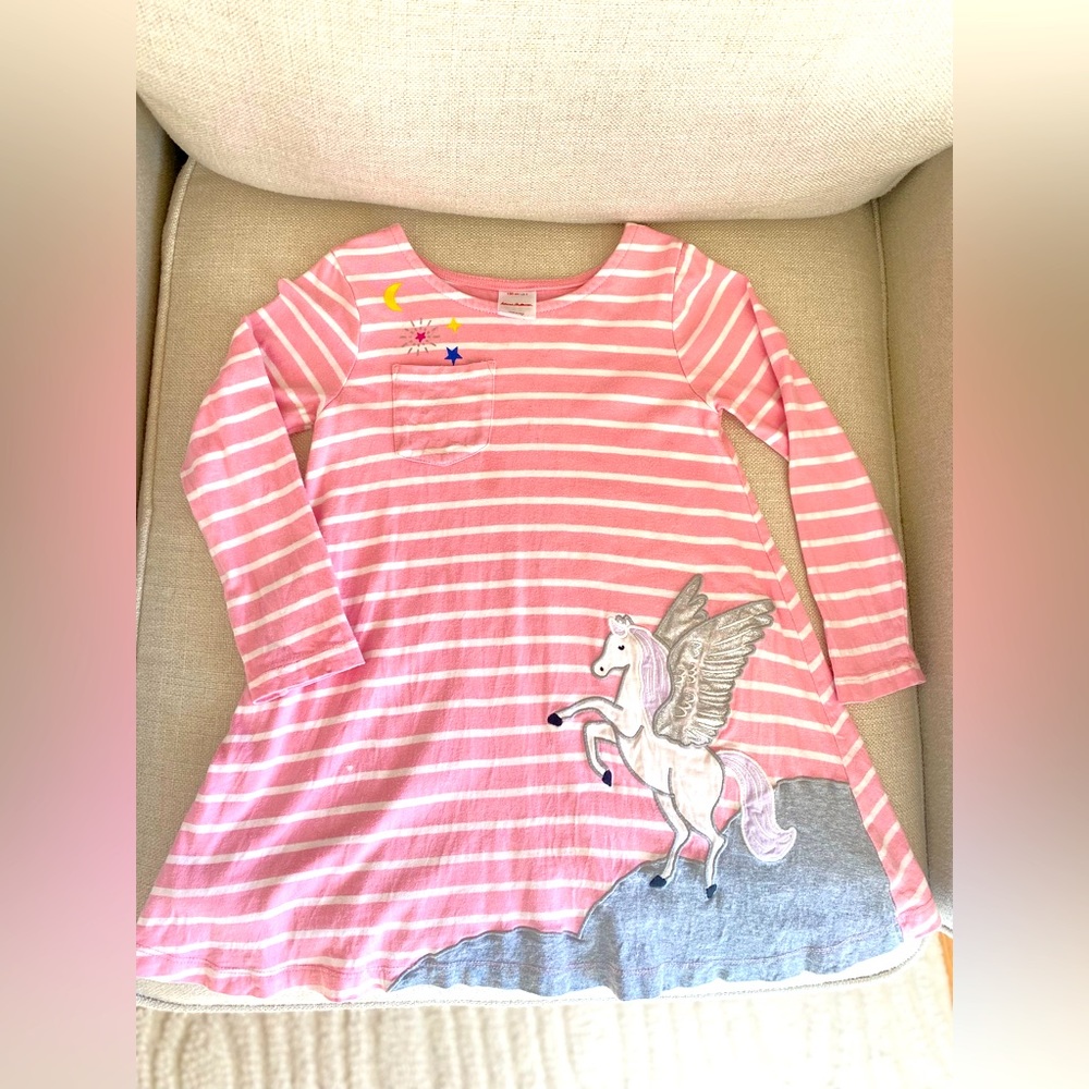 Hanna Andersson unicorn dress 4t